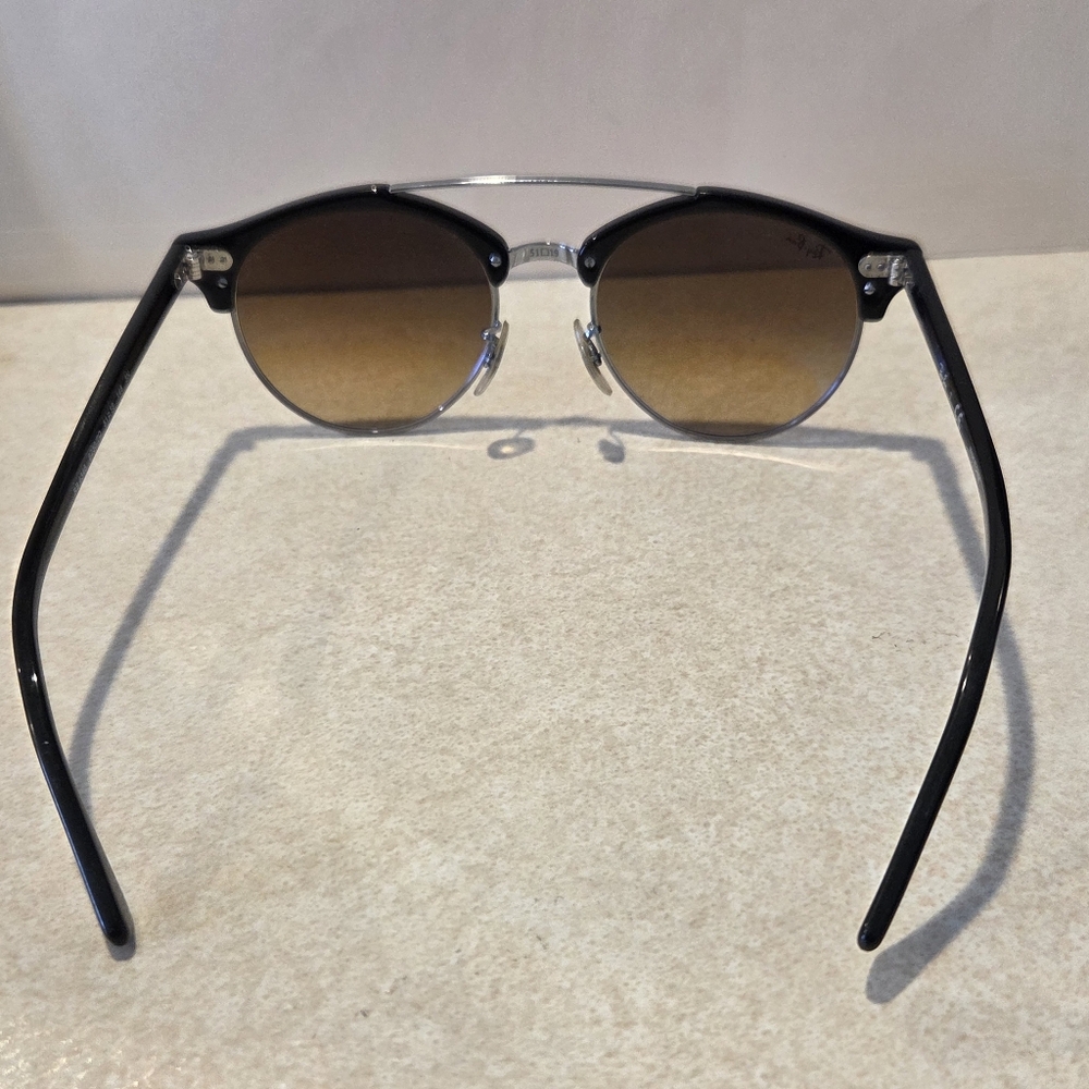 Ray-Ban Sunglasses RB4346 Blue Gradient Mirrored 51-19 Brand New - No Tags - Picture 4 of 8
